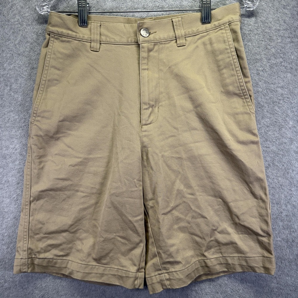 Patagonia Custodian Shorts Mens 28 Beige Organic Cotton Chino Canvas 10 Inseam